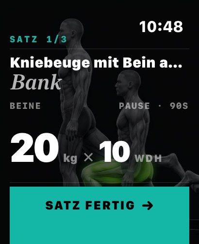 Apple Watch: aktiver Satz